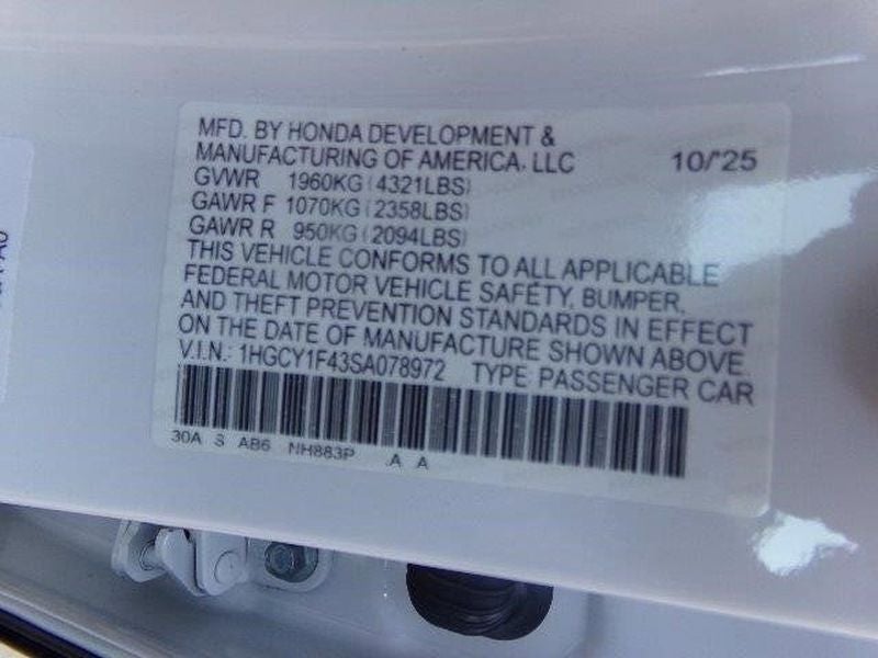 2025 Honda Accord Sedan 1.5T SE