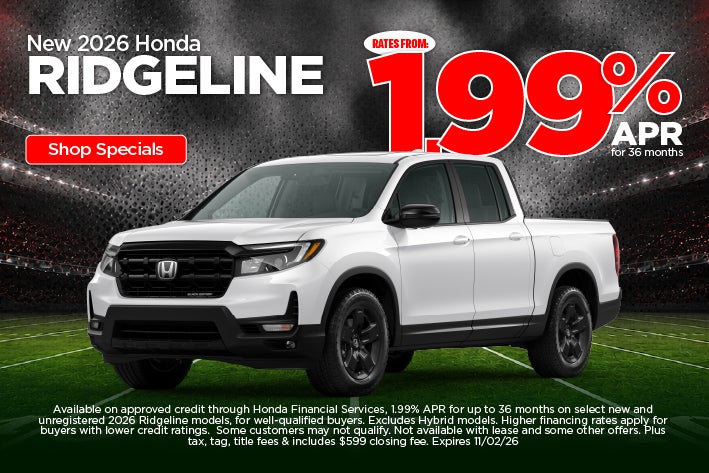 Search Honda Ridgeline Deals